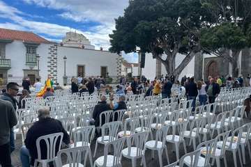 Presentación de Sergio Ramos como candidato a la Alcaldía de Telde en la plaza de San Juan/FJS Fotografía y Antonio Alí.