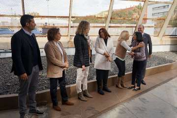 La ministra de Sanidad ha presidido esta mañana en Telde el acto de presentación de la iniciativa â€˜Patios Abiertos-En Plan Bienâ€™/Acfi Press.