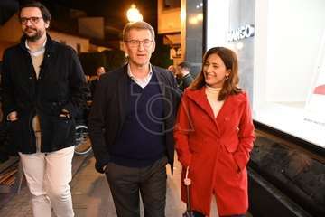Feijóo en Los Llanos de Telde/Antonio Alí, TA y Francisco Javier Santana.