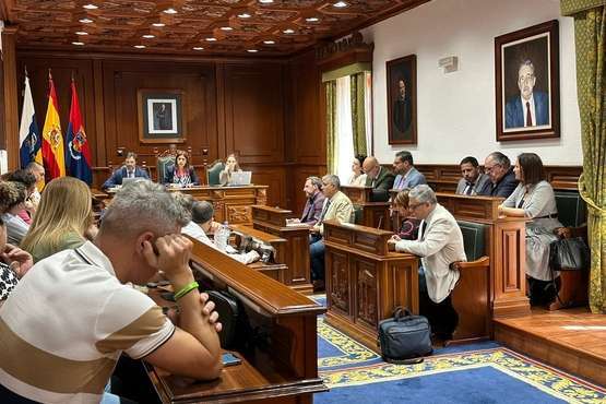 Pleno extraordinario del Ayuntamiento de Telde para aprobar exedientes de reconocimientos extrajudiciales de crédito/TA.