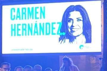 Acto de presentación de la candidatura de Carmen Hernández a la Alcaldía de Telde/TA.