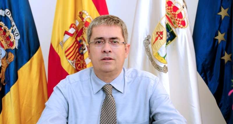 Marco Aurelio Pérez, alcalde de San Bartolomé de Tirajana (Foto TA)
