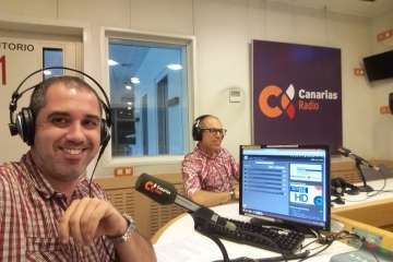 Antonio José Fernández, un periodista del papel a las ondas (Foto Nacho González Oramas)