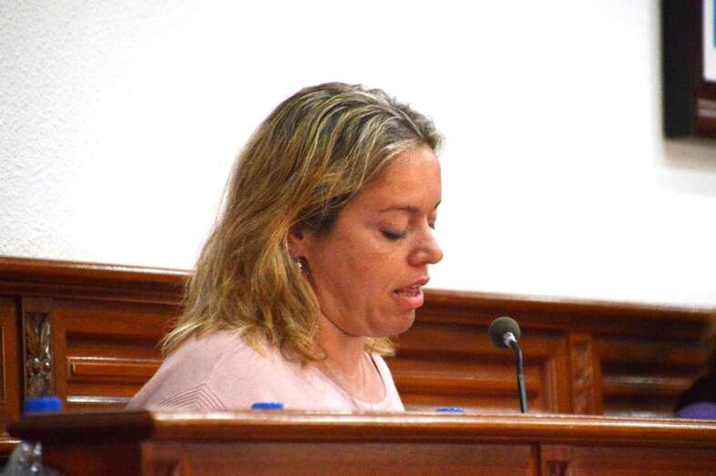 Sonsoles Martín, en el Pleno de este viernes (Foto TA)