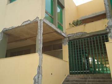 Estado del edificio de la antigua Gerencia del Valle de Jinámar (Foto TA)