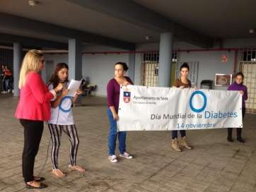 Acto por el Día Mundial de la Diabetes en Telde (Foto TA)