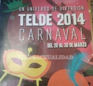 Cartel del Carnaval de Telde 2014 (Foto TA)