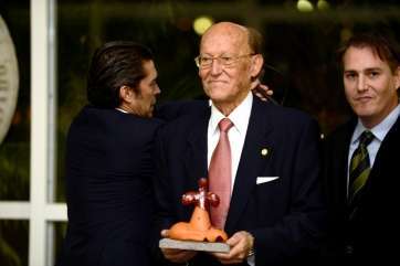 Momento del homenaje (Foto Acfi Press)