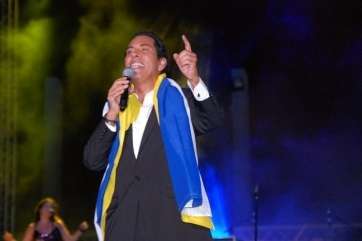 José Vélez, durante un concierto en Telde (Foto Tito Pulido)