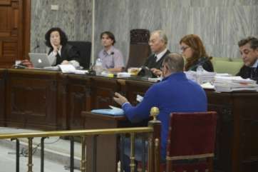 Momento del juicio (Foto Acfi Press)