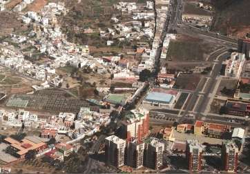 Vista área del sector de Jinámar (Foto TA)