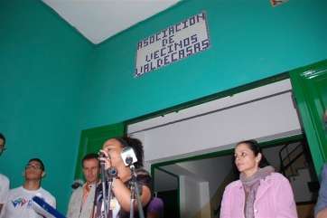 Acto de protesta en Casas Nuevas (Foto TA)