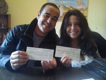 Los ganadores del concurso (Foto TA)