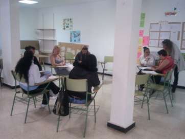 imagen de un encuentro formativo en Servicios Sociales (Foto TA)