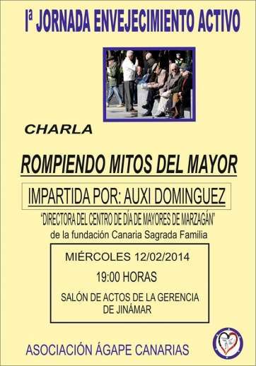 Cartel de la actividad que tendrá lugar este miércoles (Foto TA)