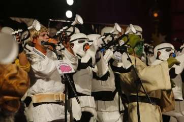 La murga teldense con su nuevo diseño (Foto TA)