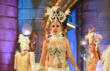 Momento de la actuación de Cubatao (Foto TA)