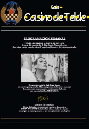 Cartel de la actividad (Foto TA)