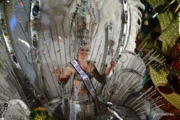 La nueva Reina del Carnaval de Maspalomas (Foto Antonio Alí