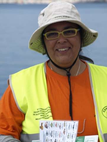 La deportista Jazmina del Carmen Mejías (Foto TA)