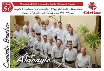 Cartel promocional del concierto benéfico (Foto TA)