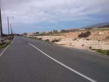 Imangen de la carretera que los vecinos reclaman mejoras (Foto TA)