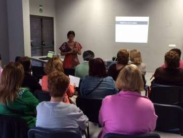 Actividad de uno de los talleres (Foto TA)