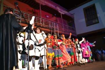 Momento de la lectura del pregón (Foto Daniel Ojeda)