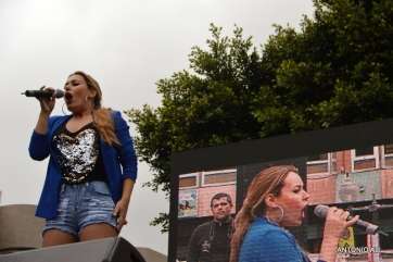 Nomento del evento carnavalero (Foto Antonio Alí)