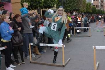 Imagen de archivo de una carrera de tacones en Telde (Foto TA)