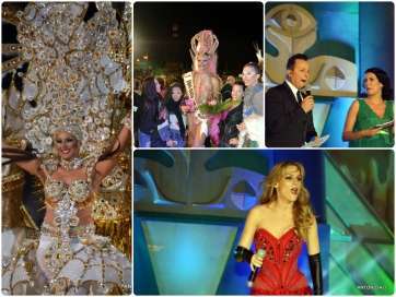 Diferentes momentos de la gala de esta noche en el Auditorio José Velez (Foto Antonio Alí)