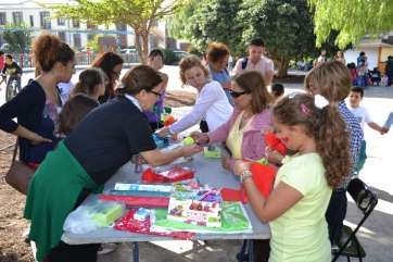Momento del acto celebrado en el parque urbano de San Juan (Foto TA)