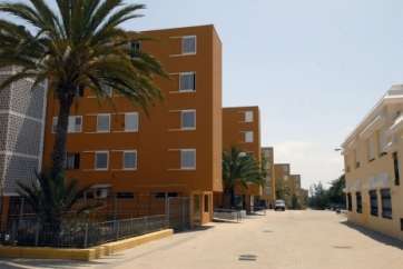 Complejo residencial de Las Remudas, donde sucedieron los hechos (Foto TA)