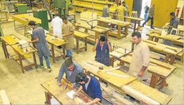 Alumnos del ciclo de Madera (Borja Suárez/C7)