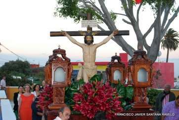 Momento de la procesión (Foto Francisco J. Santana)