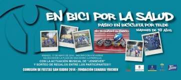 Cartel del paseo en bici por Telde (Foto TA)