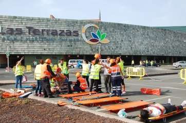 Escenario del simulacro (Foto TA)