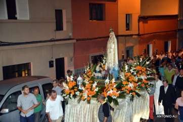 Procesión esta semana en El Calero (Foto Antonio Alí)