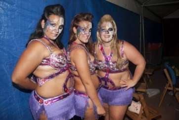 Actuación en las fiestas de Lomo Cementerio (Foto TA)