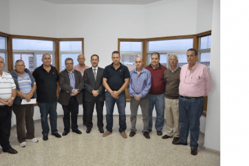 Miembros de la candidatura de Ramón Santana para regir los destinos 