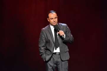 Momento de la actuación del humorista (Foto Acfi Press)