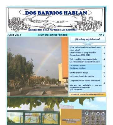 Primera página del periódico de junio de 2014 (Foto TA)