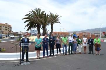 Acto de nombramiento de la rotonda (Foto TA)