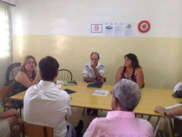 Reunión de la alcaldesa con los vecinos de la costa de Telde (Foto TA)