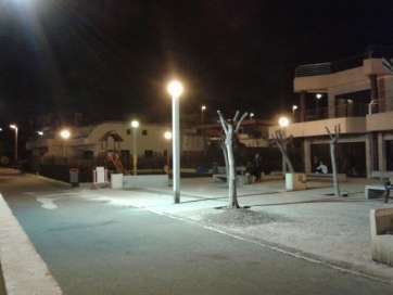 Luces en La Garita (Foto TA)