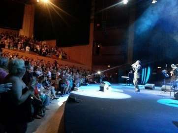 José Vélez durante el concierto en el Auditorio este jueves (Foto TA)