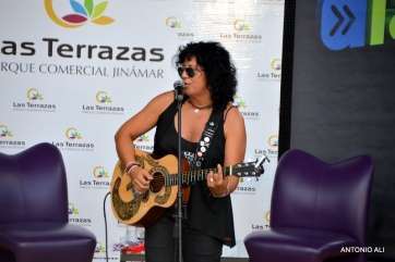 La actuación de Rosana, en el auditorio de Las Terrazas (Foto TA)