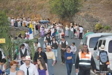 La romería fue muy participativa (Foto Isabel Quintana)
