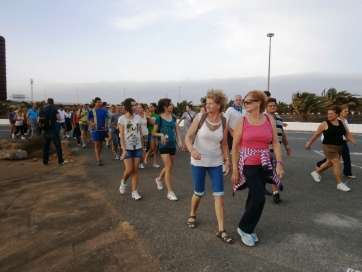 Imagen de archivo de la caminata del pasado año (Foto TA)