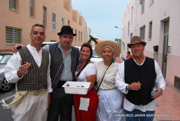 Los ediles del CCN en la romería de El Goro (Foto Francisco J. Santana)